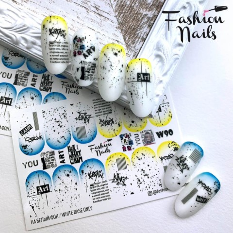 Fashion Nails - White 090*